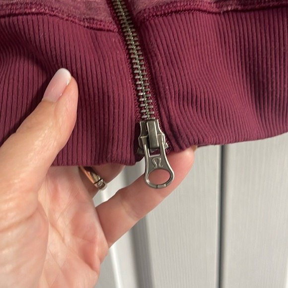 🍋 Lululemon Om & Roam Marled Rust Berry Hoodie 6 - Picture 6 of 10